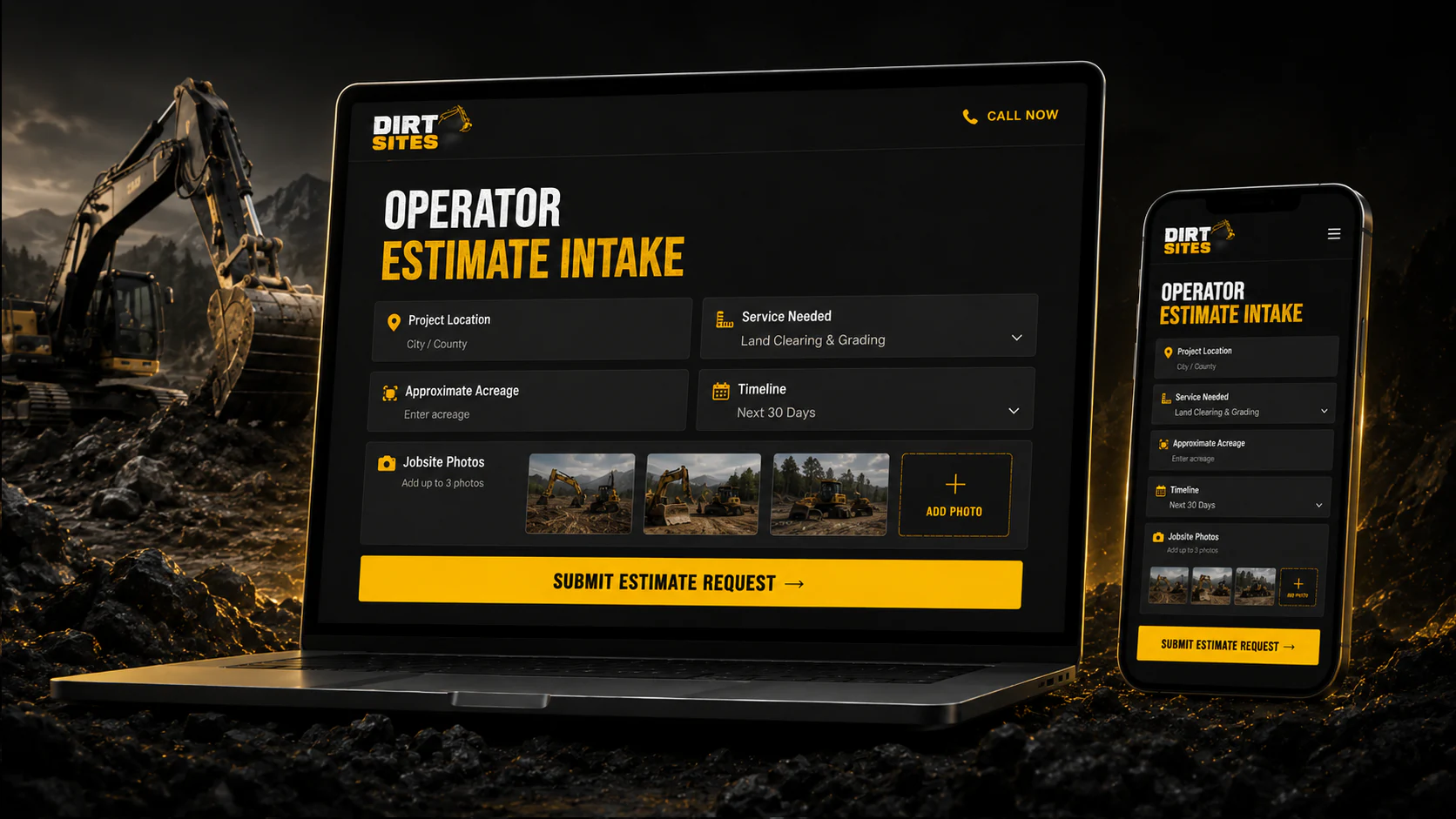 Operator Estimate Intake Form